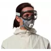 Dulkės kaukė 3M 9922C2, daugkartinė respiratoriaus tipo, rinkinys 2 vnt., antracito spalvos