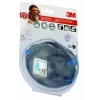 Dulkės kaukė 3M 9922C2, daugkartinė respiratoriaus tipo, rinkinys 2 vnt., antracito spalvos