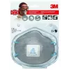 Dulkės kaukė 3M 9922C2, daugkartinė respiratoriaus tipo, rinkinys 2 vnt., antracito spalvos