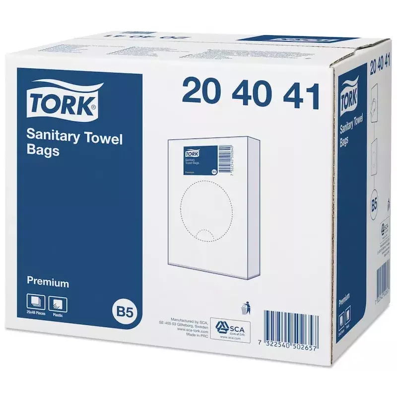 Tork 204041 Balti higieniniai maišeliai 25 vnt.