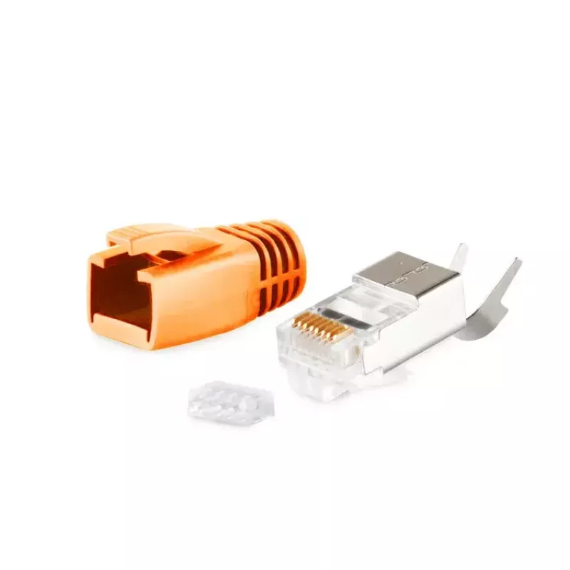 RJ-45 kištukas ShiverPeaks BS72067-O, vyriškas, oranžinis