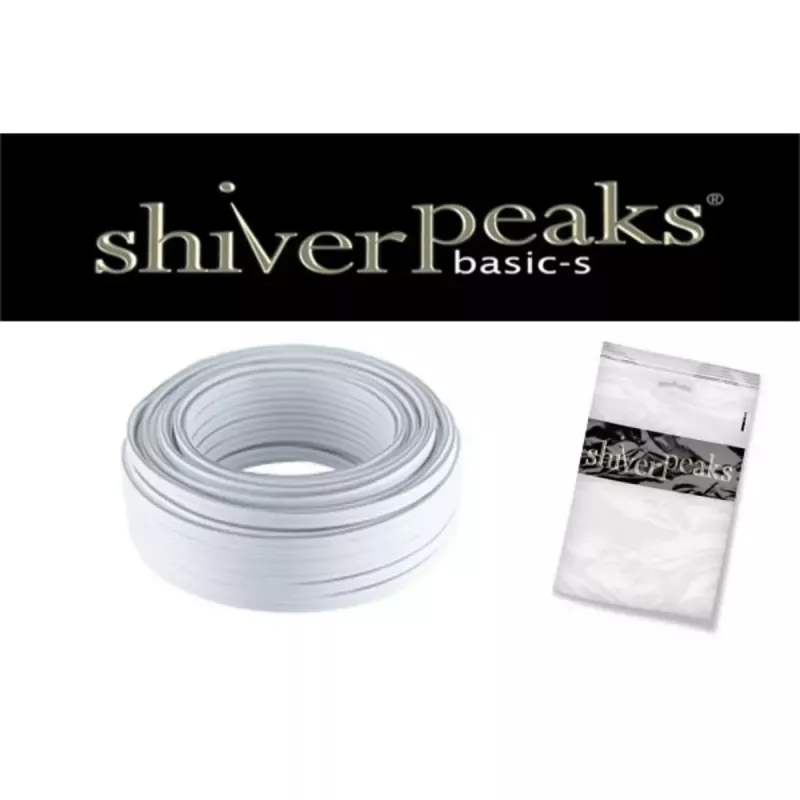 Audio kabelis ShiverPeaks BS06-211006 100 m baltas