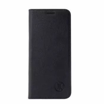 JT BERLIN Tegel odinis dėklas su užraktu iPhone 14 15,5 cm juodas