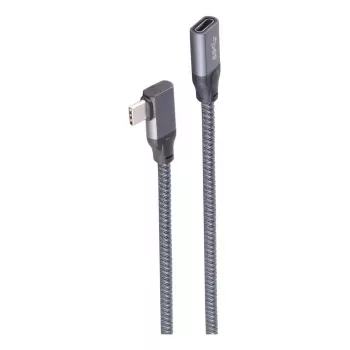 USB-C laidas ShiverPeaks BS13-56030 2m USB 3.2 Gen 2x2 pilkas
