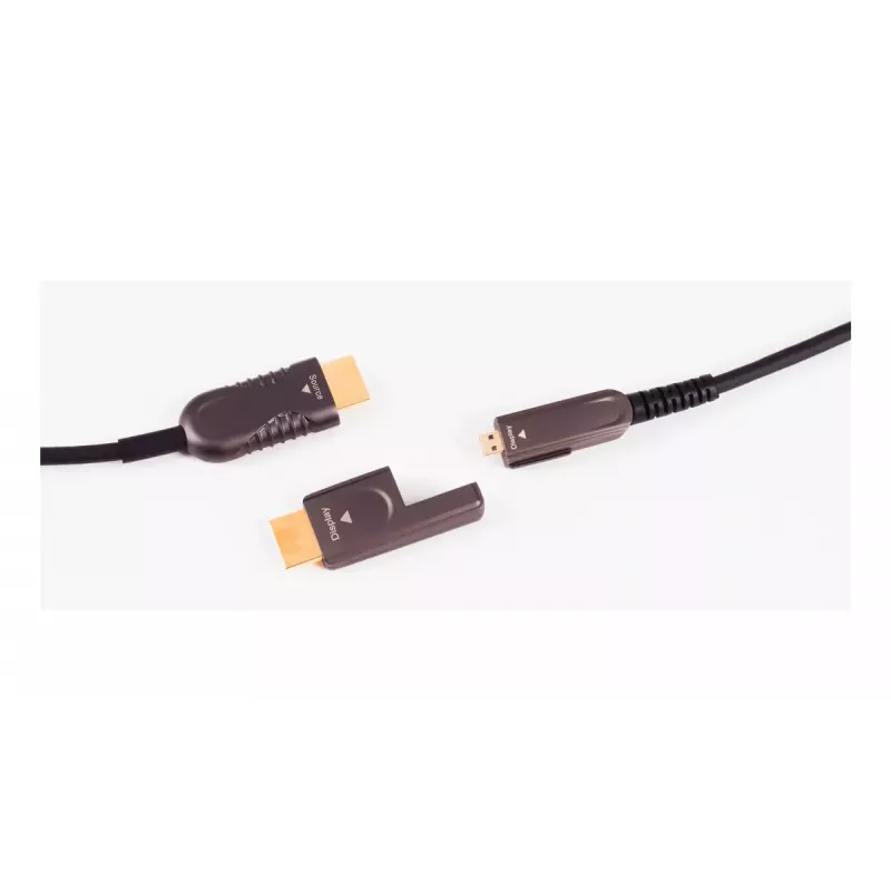 HDMI kabelis ShiverPeaks BS30-52505 50 m HDMI Type A (standartinis) vyriškas – HDMI Type D (mikro) vyriškas 48 Gbit/s