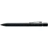 Tušinukas Faber-Castell 243999 — ištraukiamas su segtuku, mėlynas rašalas, vidutinis antgalis, juodas korpusas, 1 vnt.