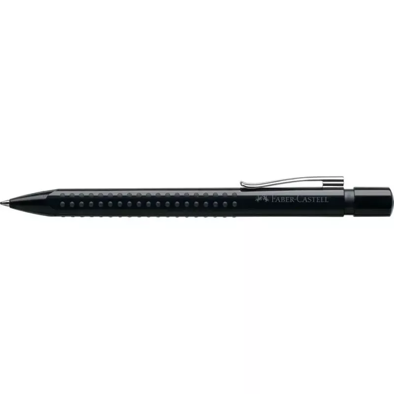 Tušinukas Faber-Castell 243999 — ištraukiamas su segtuku, mėlynas rašalas, vidutinis antgalis, juodas korpusas, 1 vnt.