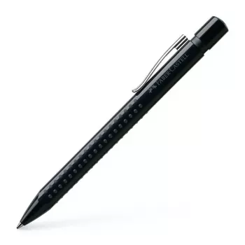 Tušinukas Faber-Castell 243999 — ištraukiamas su segtuku, mėlynas rašalas, vidutinis antgalis, juodas korpusas, 1 vnt.