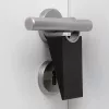 Durų stabdiklis Blomus WEDO juoda guma nerūdijantis plienas