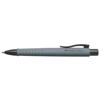 Tušinukas a.w. Faber-Castell 241188 – užspaudžiamas, mėlynas rašalas, pilkas korpusas, ypač storas antgalis, 1 vnt.