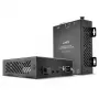 Lindy 300m Fibre Optic HDMI 4K60 ir USB KVM prailgintuvas, siųstuvas ir imtuvas, 300 m, 3840 x 2160 pikseliai, juoda, metalas