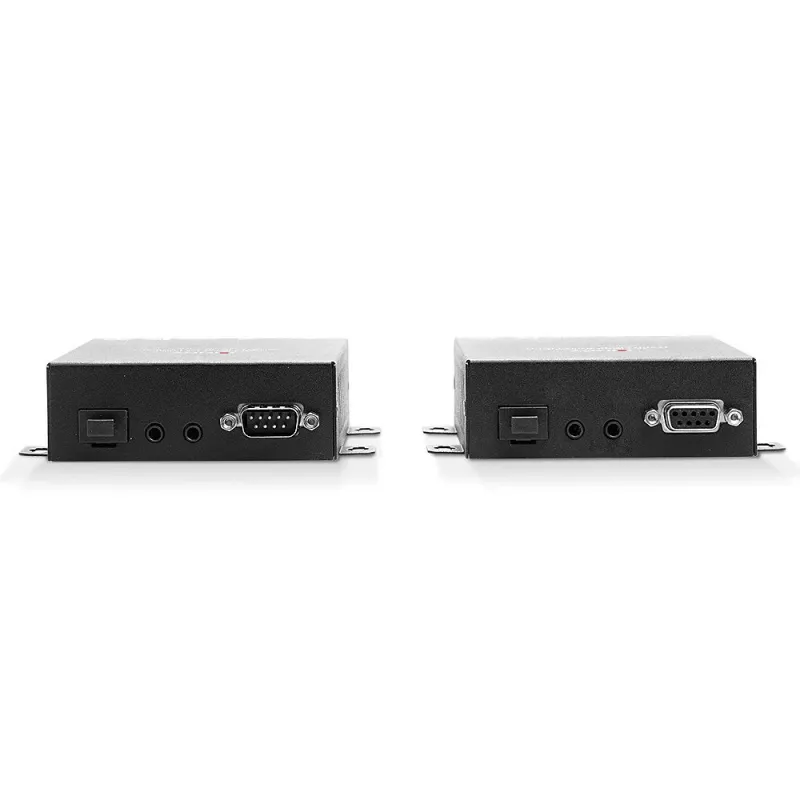 Lindy 300m Fibre Optic HDMI 4K60 ir USB KVM prailgintuvas, siųstuvas ir imtuvas, 300 m, 3840 x 2160 pikseliai, juoda, metalas