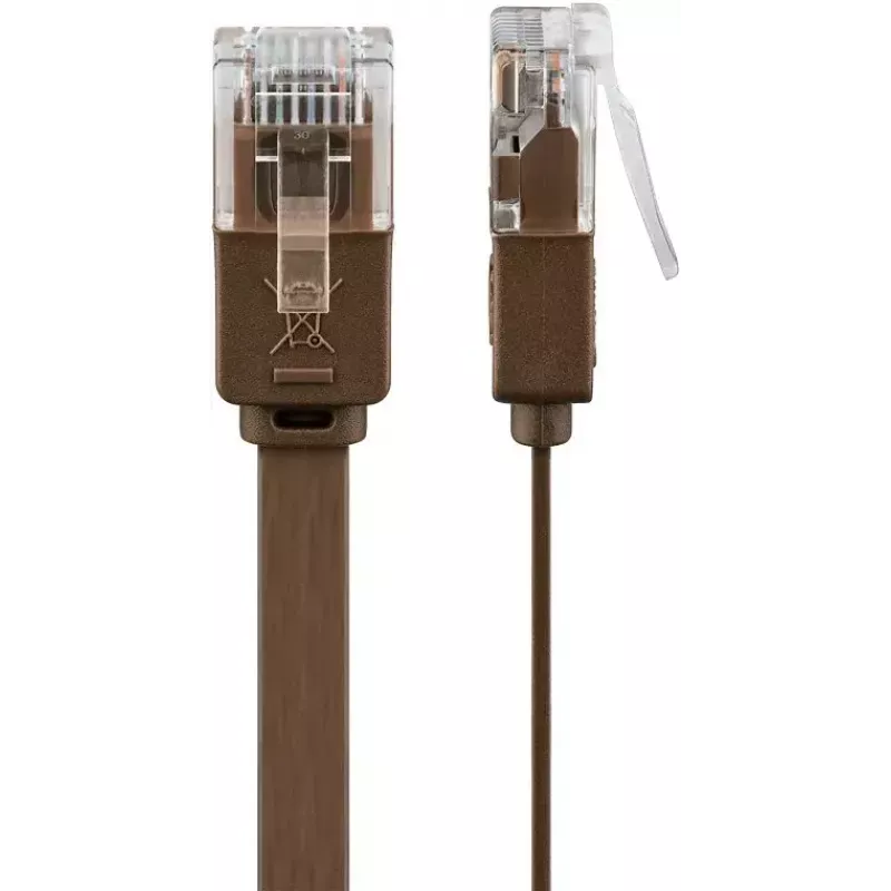 Tinklo kabelis Goobay 95895 Cat6 U/UTP 20 m rudas