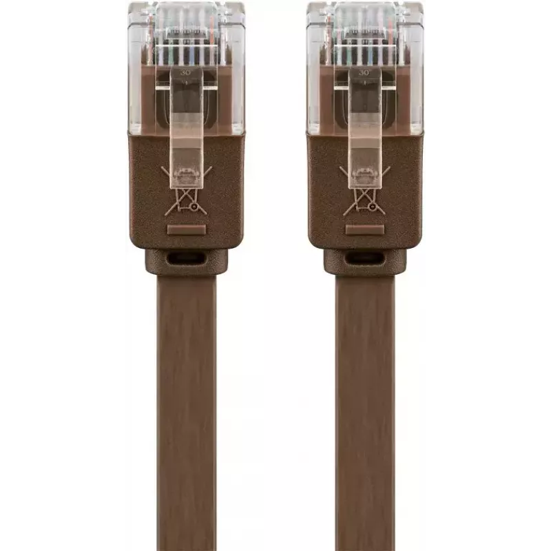 Tinklo kabelis Goobay 95895 Cat6 U/UTP 20 m rudas