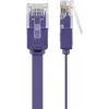 Plokščiasis jungiamasis kabelis Goobay CAT 6 2 m U/UTP Violetinis