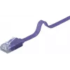 Plokščiasis jungiamasis kabelis Goobay CAT 6 2 m U/UTP Violetinis