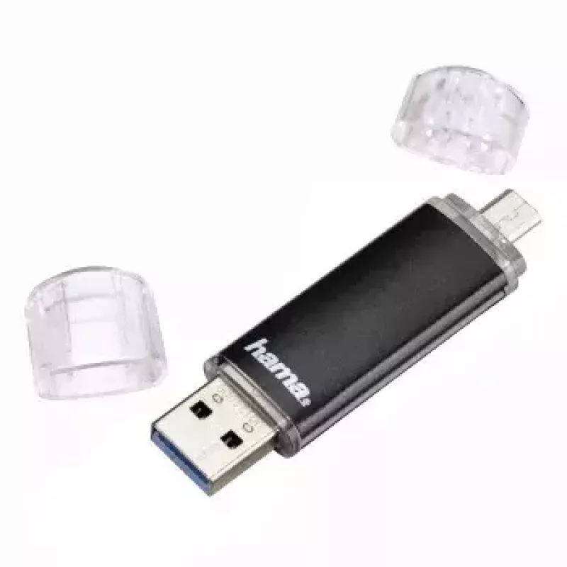 Hama Laeta Twin 16GB USB atmintukas USB Type-A / Micro-USB 3.2 Gen 1 juodas