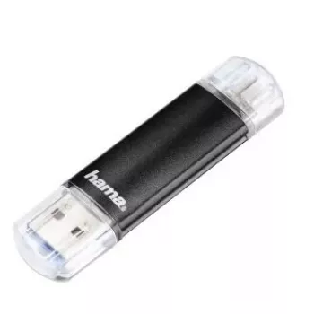 Hama Laeta Twin 16GB USB atmintukas USB Type-A / Micro-USB 3.2 Gen 1 juodas