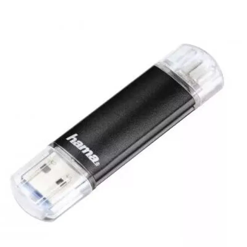 Hama Laeta Twin 16GB USB atmintukas USB Type-A / Micro-USB 3.2 Gen 1 juodas