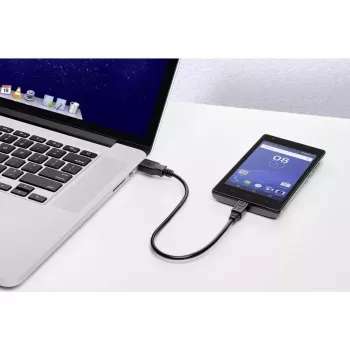 USB kabelis Renkforce RF-4463076 0,3 m USB A Micro-USB B juodas