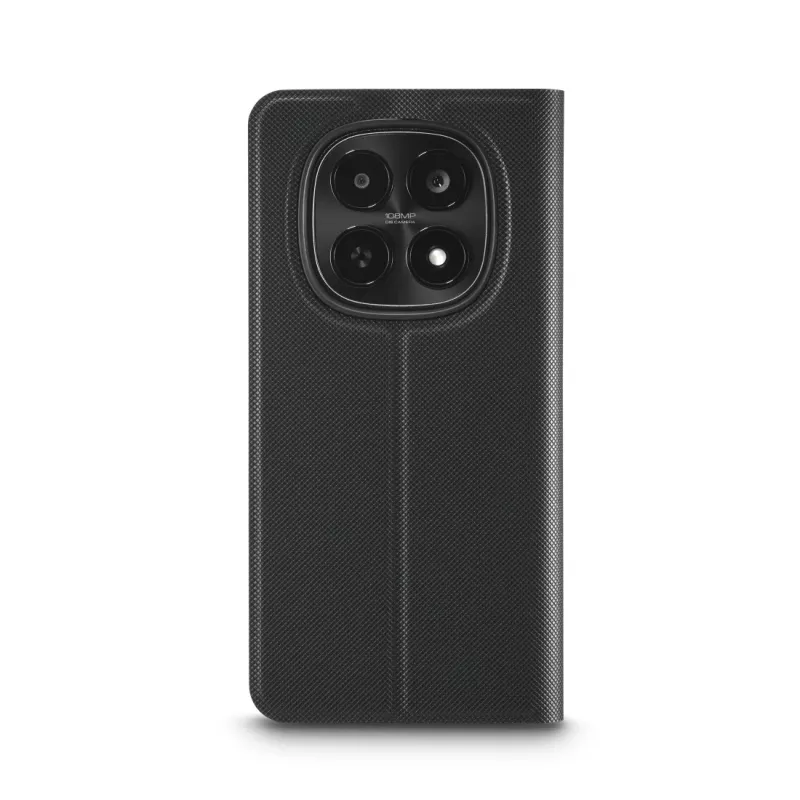 Folio dėklas HAMA Daily Protect Redmi Note 15 (6,77 colio) – juodas, 2 kišenės kortelėms, stovas