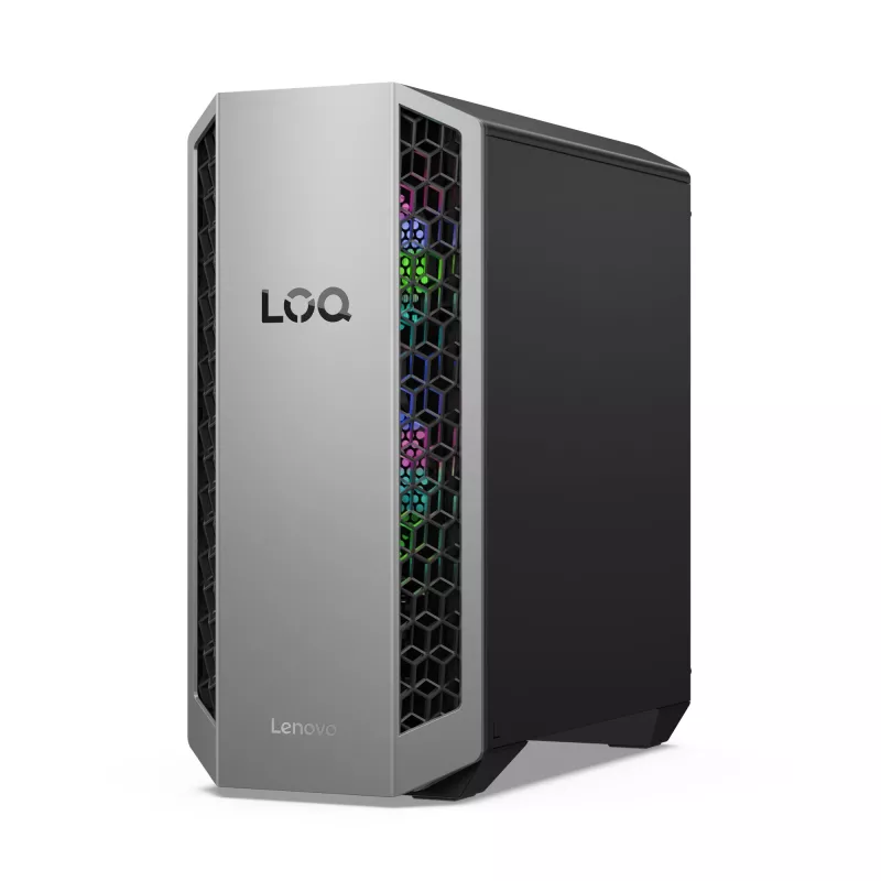 Stalinis kompiuteris Lenovo LOQ Tower 26ADR10 AMD Ryzen™ 7 8745HX 32 GB DDR5 1 TB SSD NVIDIA GeForce RTX 5070 Windows 11 Home Juodas