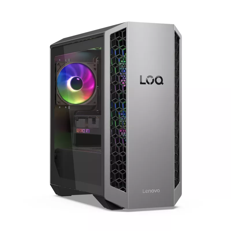 Stalinis kompiuteris Lenovo LOQ Tower 26ADR10 AMD Ryzen™ 7 8745HX 32 GB DDR5 1 TB SSD NVIDIA GeForce RTX 5070 Windows 11 Home Juodas