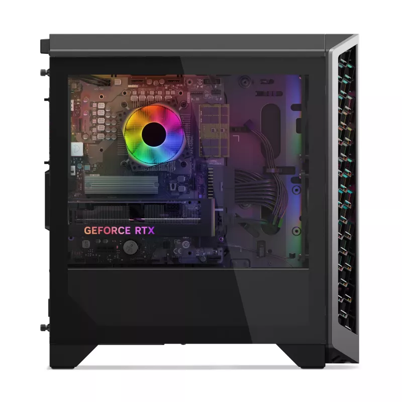 Stalinis kompiuteris Lenovo LOQ Tower 26ADR10 AMD Ryzen™ 7 8745HX 32 GB DDR5 1 TB SSD NVIDIA GeForce RTX 5070 Windows 11 Home Juodas