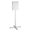 Informacinis stovas Durable 502957 A3 nerūdijančio plieno, 638×638×1420 mm, antracito/pilka