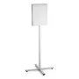 Informacinis stovas Durable 502957 A3 nerūdijančio plieno, 638×638×1420 mm, antracito/pilka