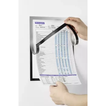 Magnetinis rėmelis A4 Durable Duraframe sidabrinis