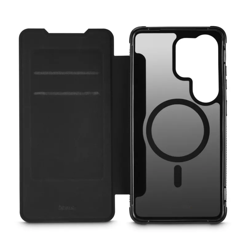 HAMA folio dėklas Samsung Galaxy S26 Ultra — Extreme Protect, 17,5 cm (6,9 colio), juodas, 2 kortelių kišenės