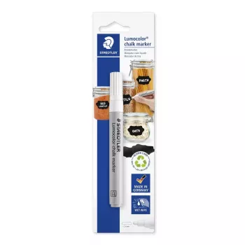 Kreidinis žymeklis Staedtler Lumocolor 344 1 vnt Juoda