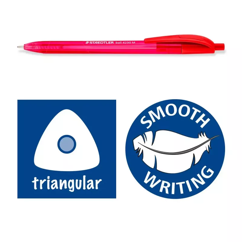 Automatinis užsegamas tušinukas Staedtler Ball 4230 8 spalvų