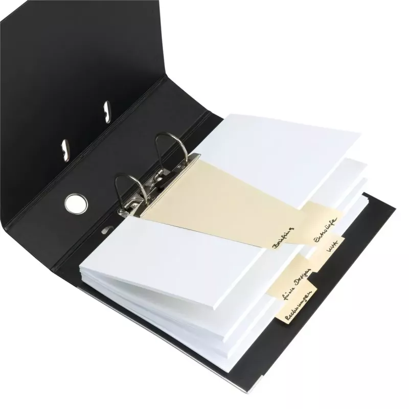 Skirstytuvai Herlitz 10838381 kartoniniai geltoni 100 vnt.