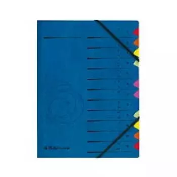 Skirstytuvas su skirtukais Herlitz 5001128 Mėlynas