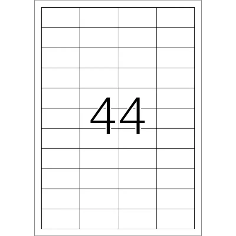Lipdukai HERMA A4 48,3x25,4 mm balti itin stiprus sukibimas 1100 vnt.