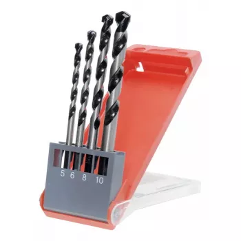 Gręžtų rinkinys KWB 44800 – 4 vnt., 5, 6, 8, 10 mm, dešinysis sukimas