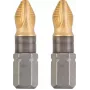 Antgalis atsuktuvui KWB 124102 2 vnt Pozidriv PZ 2 25 mm Šešiakampis