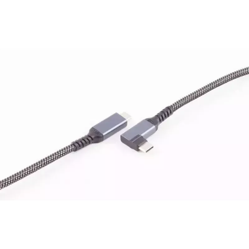 USB C į USB C laidas ShiverPeaks BS14-75017, USB 3.2 Gen 2 (10 Gbit/s), 2 m, juoda/balta