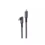 USB C į USB C laidas ShiverPeaks BS14-75017, USB 3.2 Gen 2 (10 Gbit/s), 2 m, juoda/balta