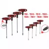L-Torx raktų rinkinys KS Tools 151.8165 chromo-vanadžio plienas 8 vnt