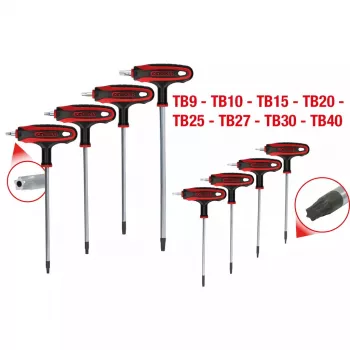 L-Torx raktų rinkinys KS Tools 151.8165 chromo-vanadžio plienas 8 vnt