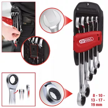 Ratchetinis veržliaraktis KS Tools 503.4255
