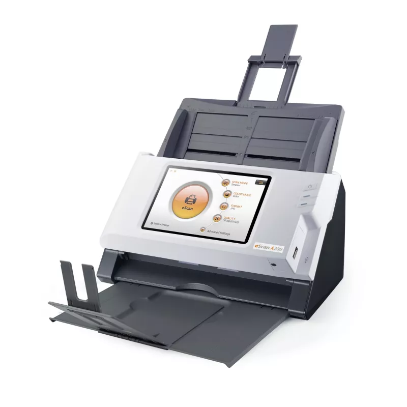 Plustek eScan A280 Essential ADF skaitytuvas 600 x 600 DPI A4 juodas, baltas