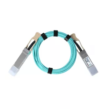 BlueOptics QSFP56 į QSFP56 šviesolaidinis kabelis 15 m (MFS1S00-H015V-BO) Aqua