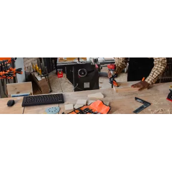 KeySonic KSK-3230IN (US) klaviatūra pramoninė USB QWERTY JAV anglų juoda