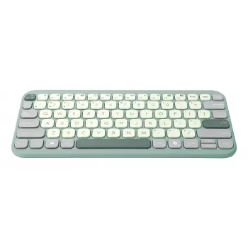 Belaidė Bluetooth 75% klaviatūra ASUS Marshmallow KW100 — QWERTZ išdėstymas, žirkliniai jungikliai, žalia, namams