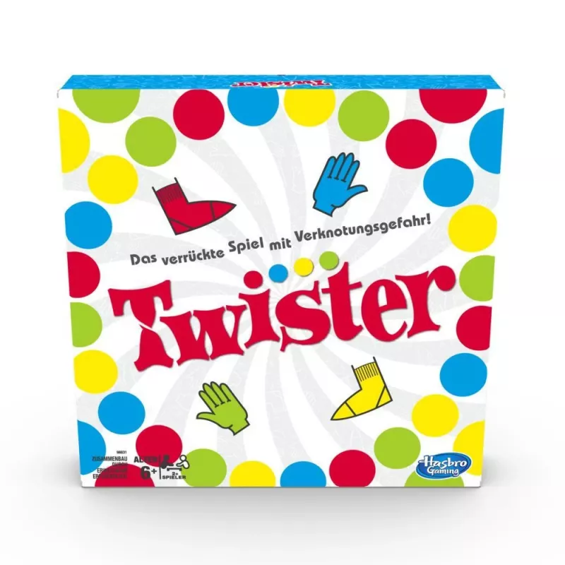 Hasbro Gaming Twister – klasikinis žaidimas ant grindų