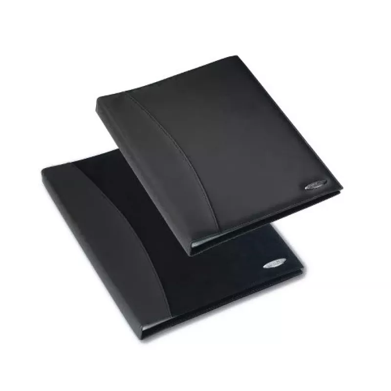 Rexel Soft Touch Smooth A4 aplankalas su 24 kišenėmis, juodas